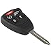 KEYALL 1 Pack 5 buttons Remote Control Car Key Fob 2011-2014 Fit for Chrysler 200 2.4L,2011-2014 Fit for Chrysler 200 3.6L OHT692714AA