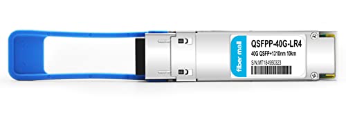 Image of Fiber Mall 40G QSFP+ LR4 for Fortine FN-TRAN-QSFP+LR 40GBASE-LR4 QSFP+ 1310nm CWDM4 10km LC DOM Optical Transceiver Module