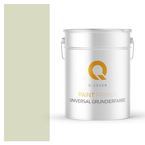 Q-COVER Universal Grundierfarbe 10 L Weiß-grün Grundiermittel Für Außen Und Innen Acrylat Dispersion