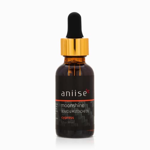 Aniise Beard Oil Mustache Oil Stimulate Beard and Hair Growth All Natural Exotic Oils (Cypress)
