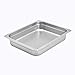 2.5" Deep Half Size Stainless Steel Anti-Jam Steam Pan