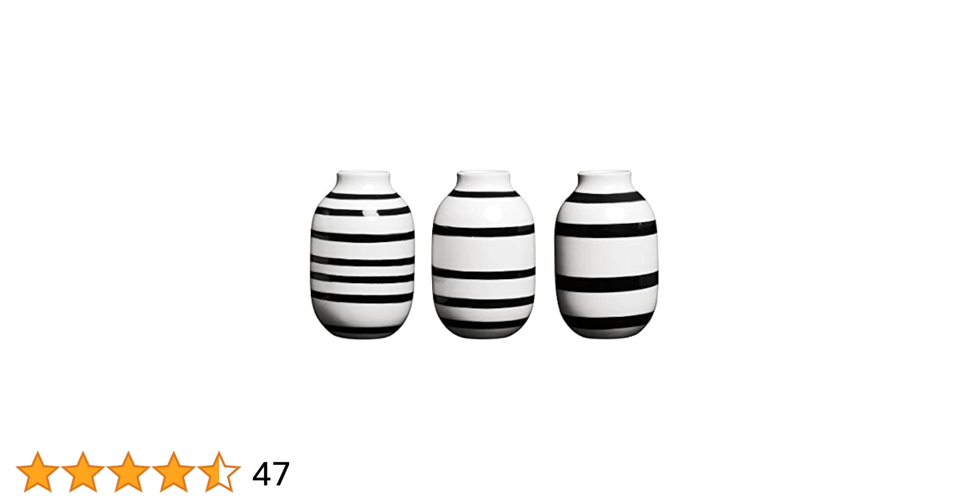 かおりんさま専用    ケーラー オマジオ  ３個セット Amazon.co.jp: Kahler ケーラーOmaggio vase H80 3-pcs-black