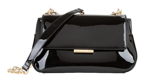 Valentino sac à épaule bandoulière cuir noir - Petit sac à main femme Afrodite Flap Bag