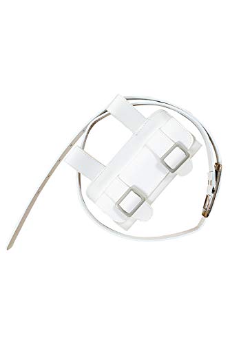icewalker White Leather Belt Unisex Warrior Cosplay Sword Holder Belt Anime Cosplay Accessories Length 100cm - Image 4