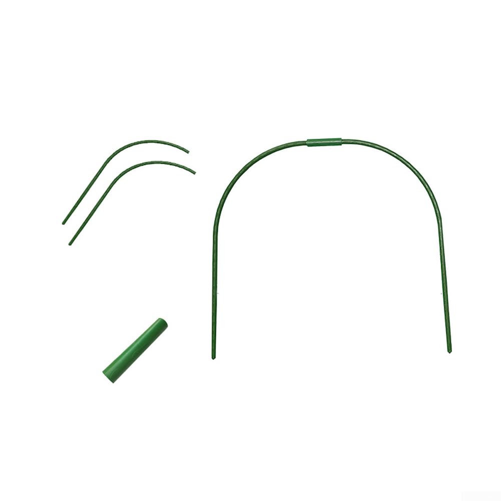 Kit d'arche de serre, cerceaux de jardin double couche en fibre de verre pour tunnels de plantes, parterres de légumes, et protection saisonnière contre le gel ou le soleil