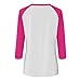 Womens 3/4 Sleeve Tops Casual Crew Neck Color Block Blouse Plus Size Shirts Loose Fit Summer Cute Contrast Tees