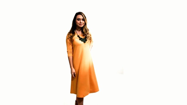 sachin and babi light blue dress Ombre Dress main image 0