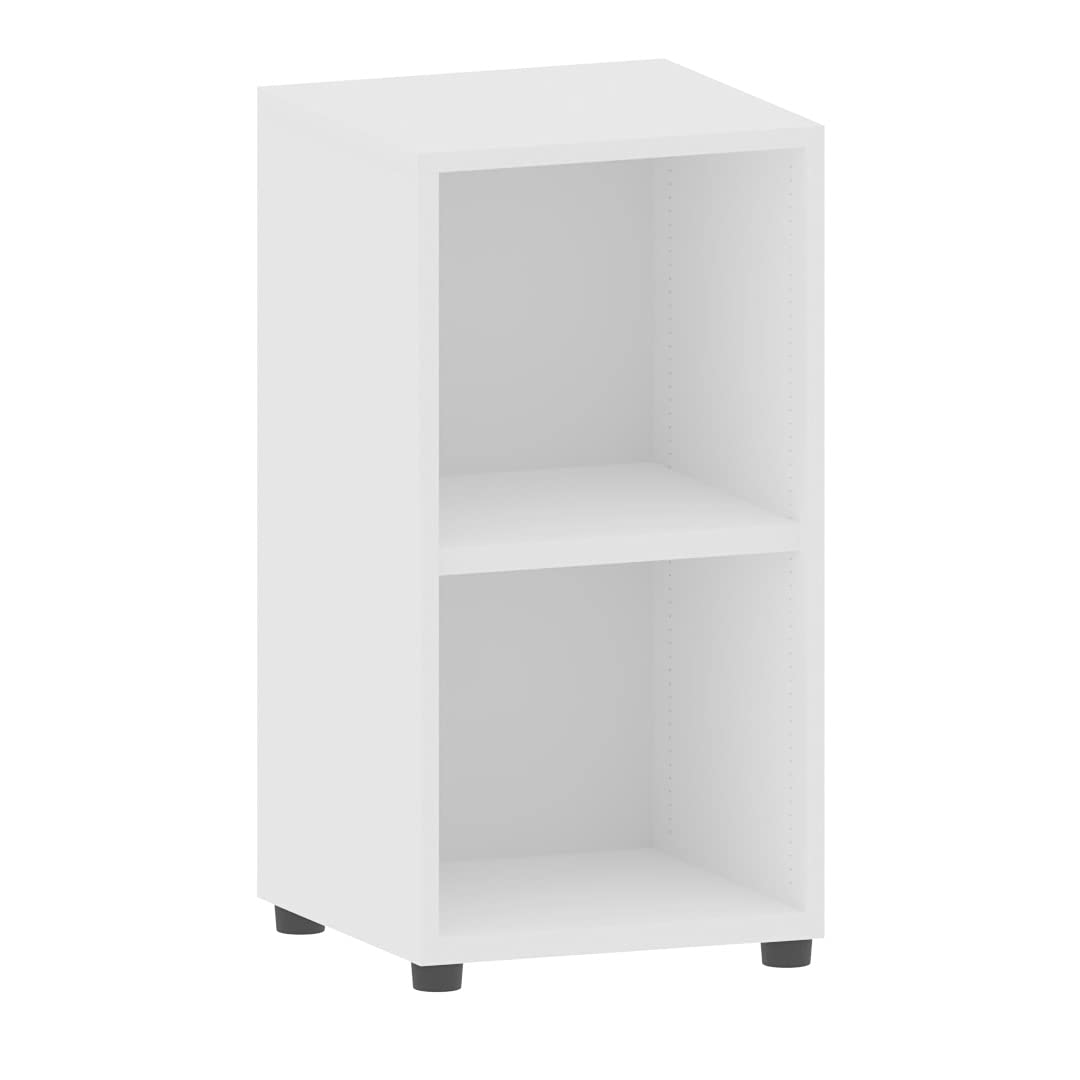 Eigentlich Aktenregal Büroregal 2 Fächer, 40x40x77,5cm, Ahorn