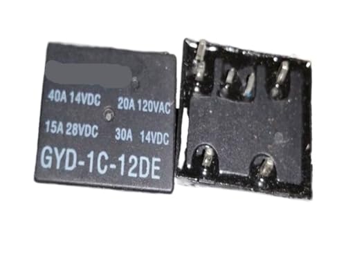 Relé 1C-12DE de 40A y 7 pines con alta capacidad de conmutación de 12V