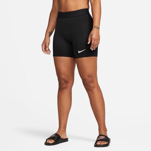 Nike Womens Shorts W NK DF Strike NP Short, Black/White, DH8327-010, L