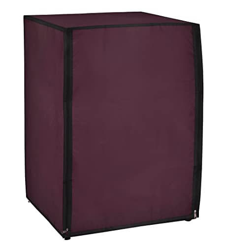 Image of Amazon Brand - Umi. Front Load Washing Machine Cover Suitable for Bosch 5.5 Kg, 6 Kg (50cmsX63cmsX81cms, MAROON)