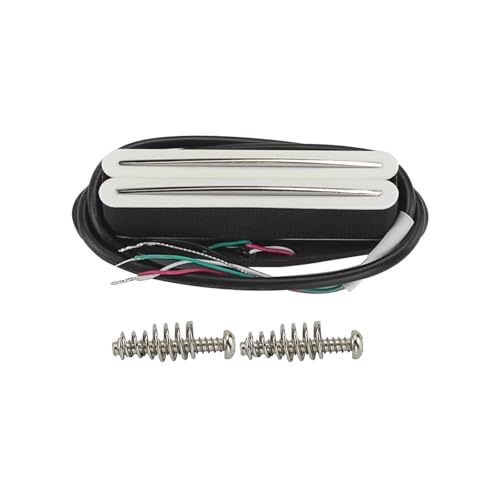 Micro guitare électrique Alnico 5 modèle WH10-11K coloris noir et crème