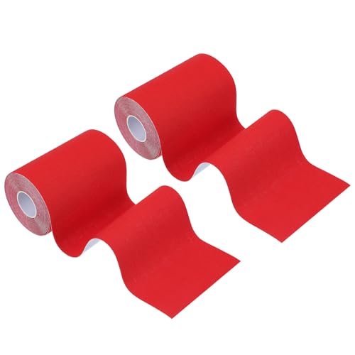 Ruban kinésiologique rouge en coton 2 rouleaux 5m x 10cm PATIKIL