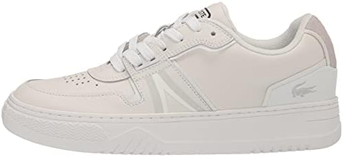 Lacoste womens Women's L001 Sneaker, White/Off White, 7 US | Image 7