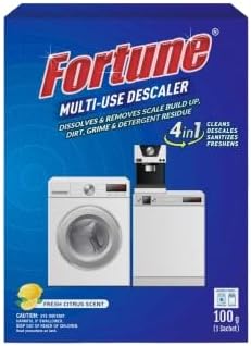 Washing Machine Cleaner & Descaler Powder | (Pack of 8-100g per Pack) | Tub & Drum Deep Cleaner | Removes Limescale,Odour & Residue | Front & Top Load Safe