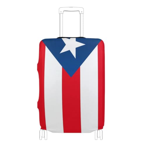 Housse valise Porto Rico rouge pour éviter les rayures en soute