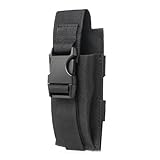 Azarxis ライトポーチ ミリタリー モール ライトケース 腰 ベルト通し molle ベルト 懐中電灯ホルダー ライトホルスター フラッシュライト ホルスター ポーチ ホルダー 肩 サバゲ― タクティカル 戦術的