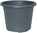 Produktbild Geli Blumentopf CYLINDRO rund aus Kunststoff, Farbe:anthrazit, Durchmesser:35 cm
