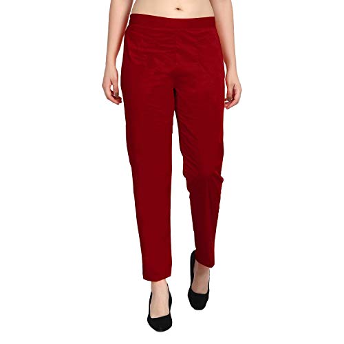 Image of SriSaras Women's Premium Cotton Trousers /Pants