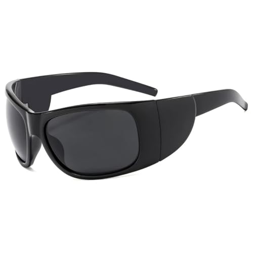 Lunettes de soleil surdimensionnées femmes et hommes vintage punk UV400