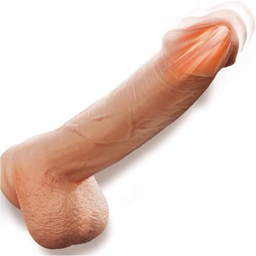 2025 New Adult Toy for Women Realistic Silicone Wand Thrusting Stimulation with Strong Suction Cup for Hands-Free Play Electric Adult Tools for Women Waterproof Pleasure Toys ZRC625 (Flesh4)