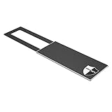 Premium Metal Webcam Cover, Laptop Camera Cover Slide for Computer MacBook Pro Air iMac Cell Phone iPad iPhone, Easy Sliding Spy Guard Privacy Covers, Strong Adhesive Sticker Anti Hack Shield - Black