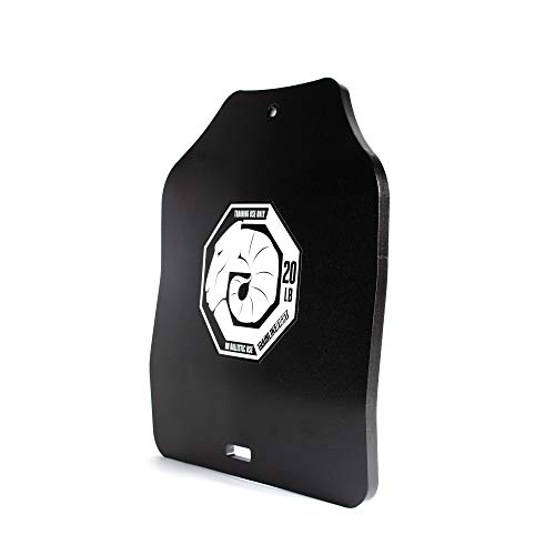 TRAINLIKEFIGHT Weighted Plates 20lbs Ultimate Triple Curve Version (20lbs Unit) - Placa Triple Curva lastrada de Peso de 9kg (9kg Total), sin Chaleco