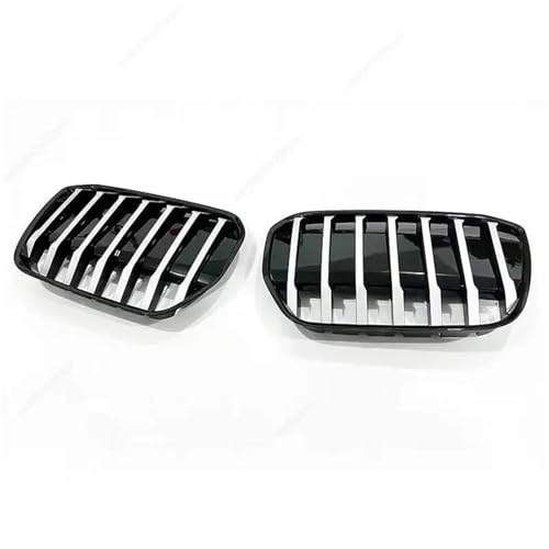Grille de radiateur pour pare-choc avant BMW iX3 G08 argent