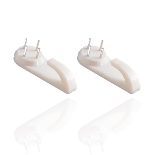 Image of 50 PCS Concrete Wall Hooks, Concrete Wall Picture Hangers, Brick Hooks Invisible Heavy Duty Nail Hangers, No Drilling Hooks for Concrete, Cinder Block, Brick, Stucco, Hard Walls