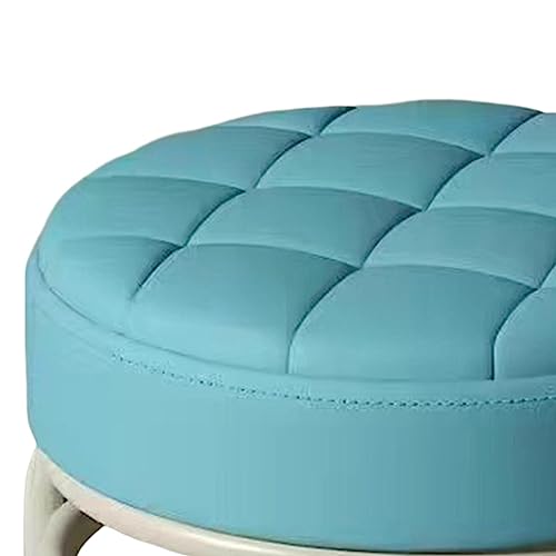 Image of CALANDIS Low Roller Seat Stool Heavy Duty Pulley Wheels Stool for Kids and Adult Home Blue | Benches & Stools | Furniture