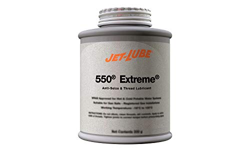 Jet-Lube 550 Extreme - Non-Metallic | Anti-Seize | Military Grade | Lead-Free | Extreme Temperature | 12 units pack - 1 Lb.