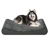 Casa Paw XXL Orthopedic Dog Bed for Giant Dogs, Washable Memory Foam Dog Beds, Dog Couch Bed with Co