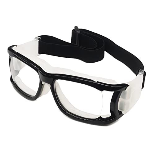 SHEEN KELLY Gafas deportivas Gafas de seguridad protectoras antivaho Gafas de baloncesto para hombres con correa ajustable para baloncesto Fútbol Voleibol Hockey