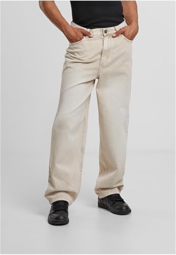 Urban Classics Herren Jeans Weiß, schmutzig, gewaschen, 38 – Bild 4