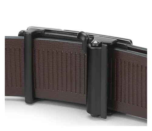 European Male Belt Genuine Leather Belt for Man 105-160cm Plus Size(Gold,125cm)3