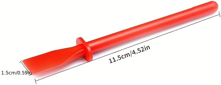 4-Piece DIY Glue Spreader Tool Set - Polypropylene Squeegee with Painting Scraper for Art & Faux Leather Projects, Manual Operation