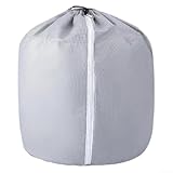 Pflanzkübel Abdeckung für Winter Frostschutz Frostsperre für kleine Sträucher und Töpfe mit isoliertem Oxford-Tuch und Perl-Baumwollmaterial (grau 65 * 70cm)