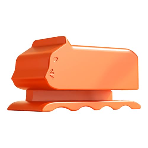 爪研ぎ ダンボールカッター 軽量手持ち 手作りキット サイズ調整可能 段ボールカッター 3Dプリント 誤切削防止設計 ペット用安全刃 (オレンジ(Aタイプ))
