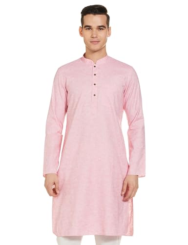 Image of Manthan Blended Viscose Kurta for Men