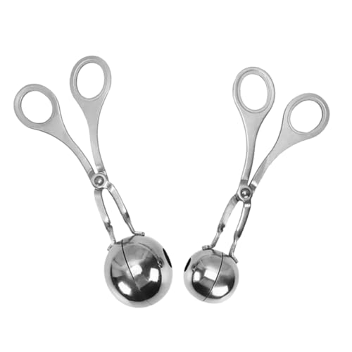 MAGICLULU 2pièces Machine à Boulettes De Viande Acier Inoxydable Outil De Cuisine Pour Fromage Pâte à Biscuits Cake Pop Riz Boulettes De Crevettes