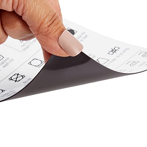 image for Talented Kitchen Magnetic Laundry Symbols Chart - White Vinyl Laundry 