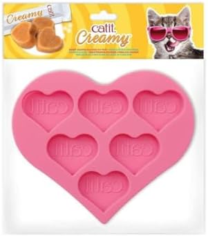Catit Creamy Ice Pops Silicone Tray, Frozen Cat Treat Tray