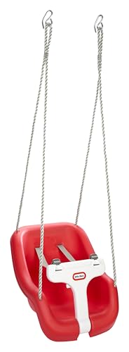 2-in-1 Snug n Secure Swing - Red with White Bar Ages 9 Months to 4 Years