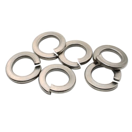 Rondelle Autobloquante Grower M10 : 20 Pcs Visserie Inox | Rondelle de Blocage pour Vis Boulon Ecrou | Rondelles Ressort Fendue Acier A4 Anti-Rouille Extérieur | Rondelles Acier Marin PROTORX