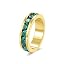 May (Emerald), gold charm