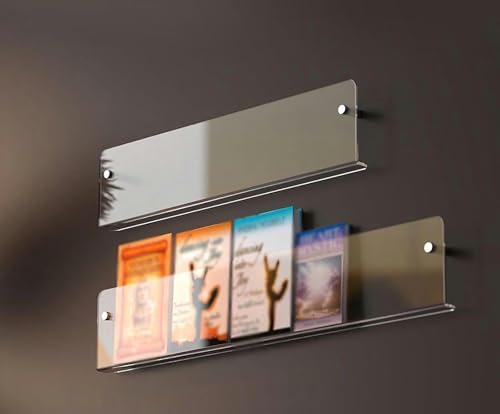 Estantes para exhibición de libros metálicos con perfil delgado y compacto 6