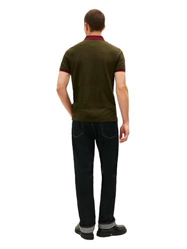 Image of Tommy Hilfiger Men's Short Sleeve Polo Shirts in Regular Fit With Stretch and Organic Pique Cotton