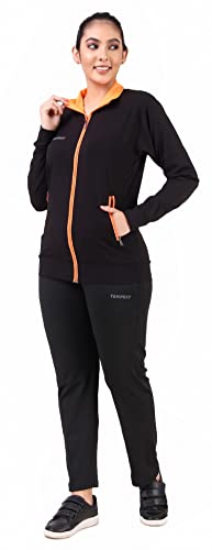 Image of Tempest Women's Stylish Ultra Strechable Lycra Sports Athletic Gym Running Sports Track Suit | Women's Yoga Track Suit Pants, Joggers, Gym, Active Lower Wear ll (2 Piece Set)