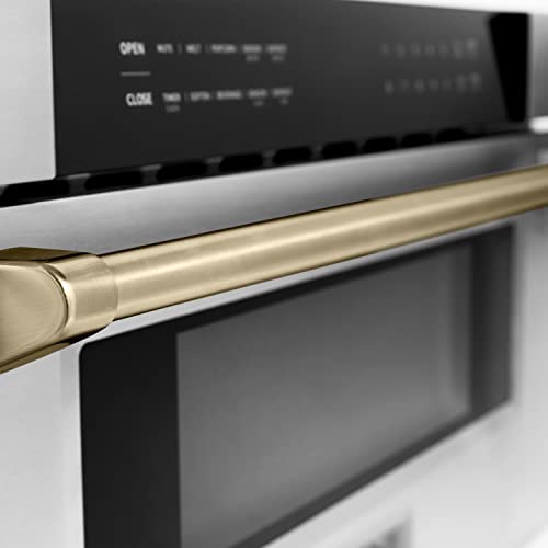 ZLINE Autograph Edition 30" 1.2 cu. ft. Built-In Microwave Drawer in Stainless Steel with Gold Accents - Image 6