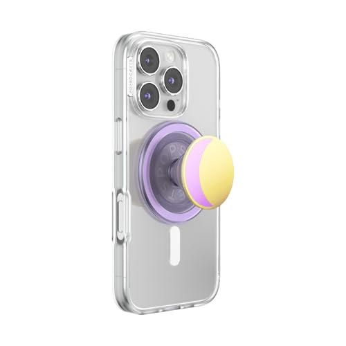 Image of PopSockets Phone Grip for MagSafe, Magnetic Holder, Phone Stand, Enamel - Waxing Moon